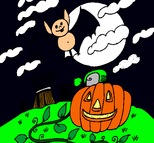 Paisaje de Halloween