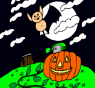 Dibujo Paisaje de Halloween pintado por YEYDEN