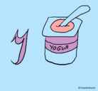 Dibujo Yogur pintado por yogurt