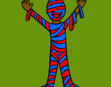 Dibujo Niño momia pintado por celinejimene