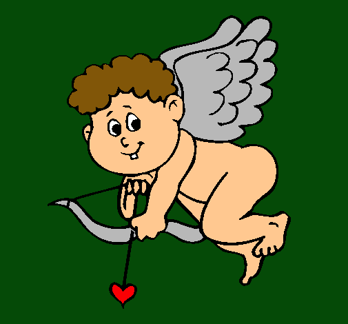 Dibujo Cupido pintado por navarro123