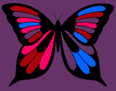 Dibujo Mariposa 8 pintado por milagros14455