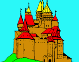 Dibujo Castillo medieval pintado por alegandro