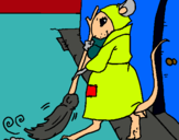 Dibujo La ratita presumida 1 pintado por BARIENDO