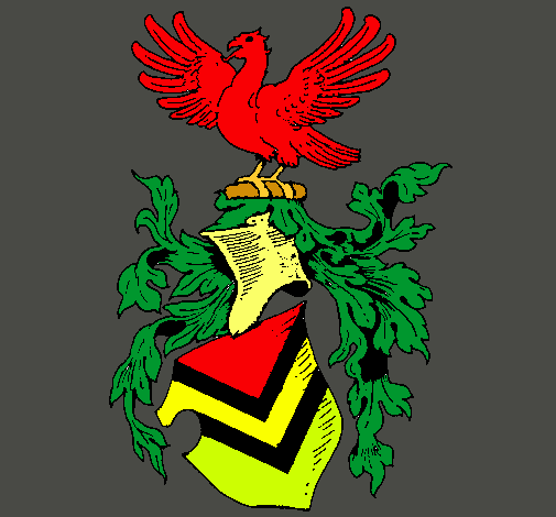 Escudo de armas y aguila 