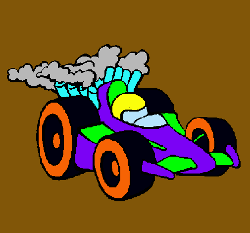 Dibujo Coche de Fórmula 1 pintado por Daani