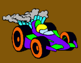 Dibujo Coche de Fórmula 1 pintado por Daani