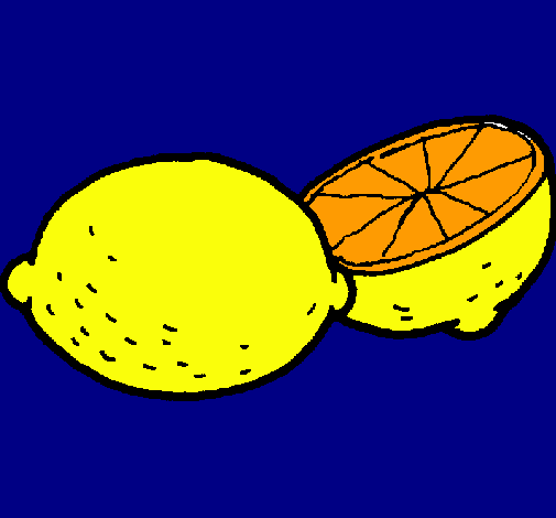 Dibujo limón pintado por Sherryell