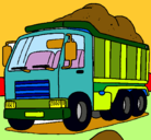 Dibujo Camión de carga pintado por ADRIEL