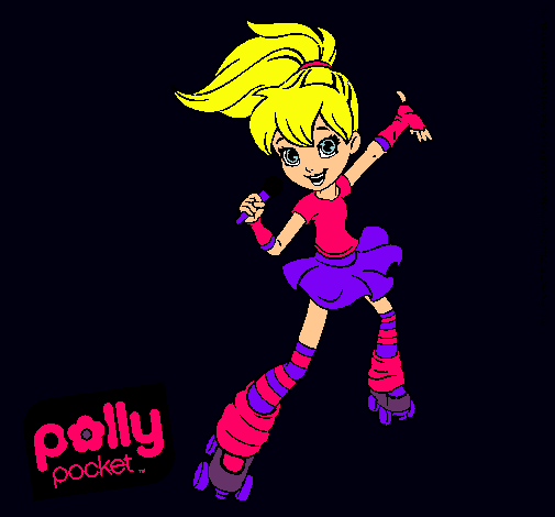 Dibujo Polly Pocket 2 pintado por dy1999