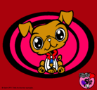 Dibujo Perrito Littlest Pet Shop pintado por abygaiil