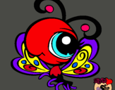 Dibujo Mariposa Littlest Pet Shop pintado por chony