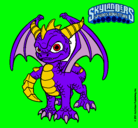 Dibujo Spyro pintado por dragoncito