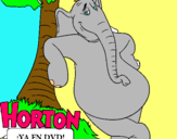 Dibujo Horton pintado por tutureca10