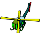 Dibujo Helicóptero V pintado por pillo
