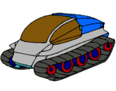 Dibujo Nave tanque pintado por qkcgyydqwfgf