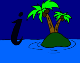 Dibujo Isla pintado por dddddddddddd