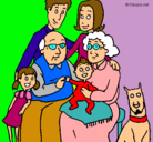 Dibujo Familia pintado por danuska