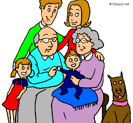Dibujo Familia pintado por FERGI