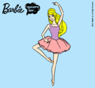 Dibujo Barbie bailarina de ballet pintado por sharky