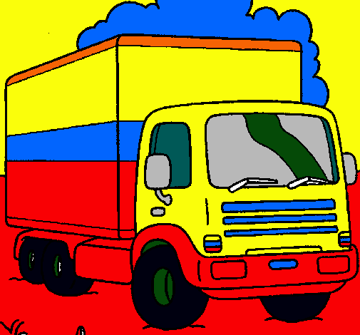 Dibujo Camión pintado por manuel145