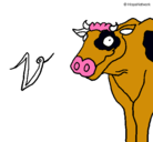 Dibujo Vaca pintado por fppr08t857u8