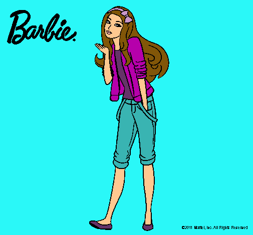 Barbie con look casual