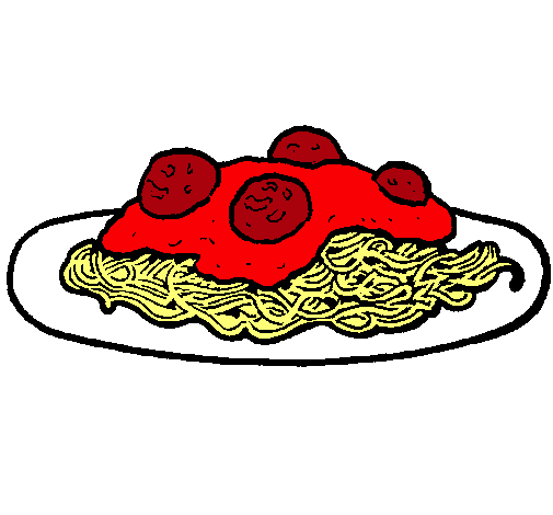 Dibujo Espaguetis con carne pintado por fer_103