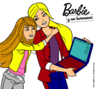 Dibujo El nuevo portátil de Barbie pintado por raquel989659