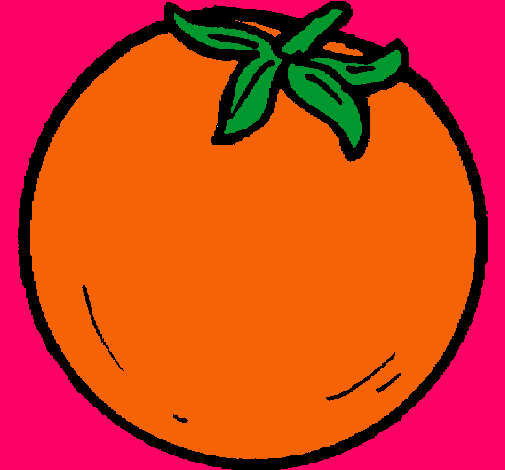 Dibujo naranjas pintado por beker