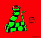 Dibujo Serpiente pintado por bebebebe