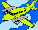 Dibujo Avioneta pintado por manuel145