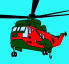 Dibujo Helicóptero al rescate pintado por tunerxy