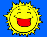 Dibujo Sol sonriendo pintado por laprinxezita
