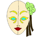 Dibujo Máscara italiana pintado por bobby