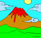 Dibujo Monte Fuji pintado por madisson