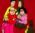 Dibujo Familia pintado por guerra72