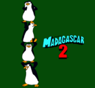 Dibujo Madagascar 2 Pingüinos pintado por gsghhgfhugfd