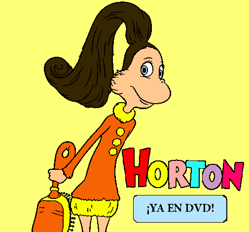 Dibujo Horton - Sally O'Maley pintado por  vansseexy