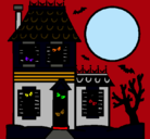Dibujo Casa del terror pintado por fabrim9