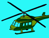 Dibujo Helicóptero  pintado por nicolasitos