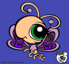 Dibujo Mariposa Littlest Pet Shop pintado por ary18