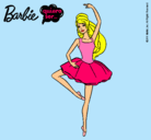 Dibujo Barbie bailarina de ballet pintado por andrea8