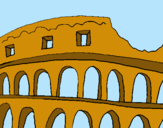 Dibujo Coliseo pintado por jatzely