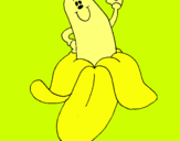 Dibujo Banana pintado por elsa1 