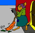 Dibujo La ratita presumida 1 pintado por strellhada