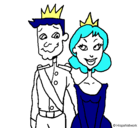 Dibujo Príncipe y princesa pintado por grdcfg