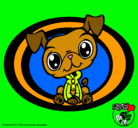 Dibujo Perrito Littlest Pet Shop pintado por Mangeles