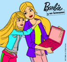 Dibujo El nuevo portátil de Barbie pintado por yerlitax