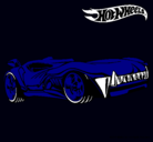 Dibujo Hot Wheels 3 pintado por chido